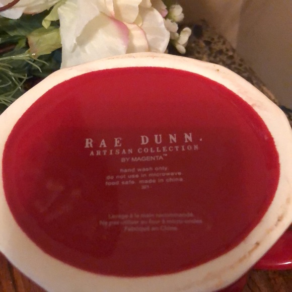 RAE DUNN RED CHRISTMAS TREE SHAPE COFFEE/TEA CUP WITH A LID - Picture 6 of 7